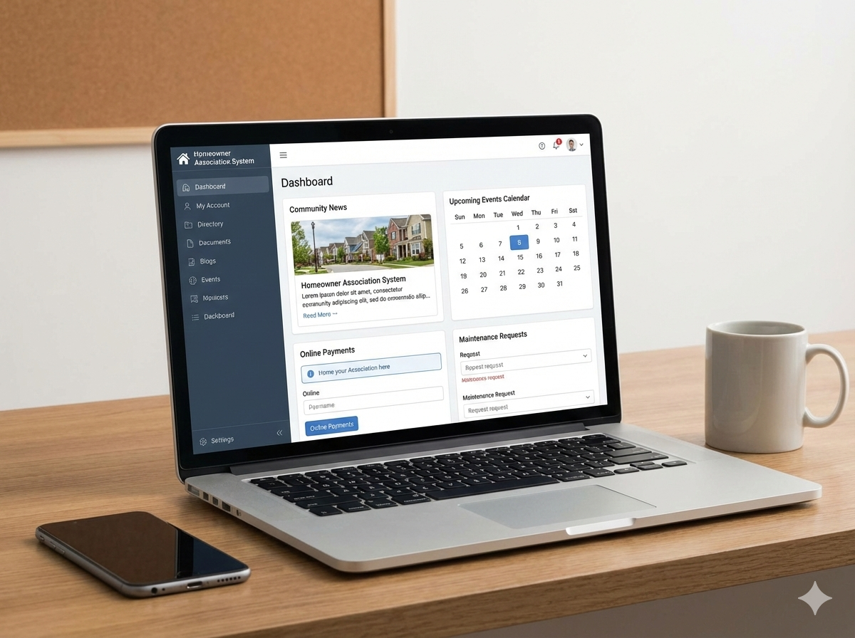 Homeowner Association System Screenshot